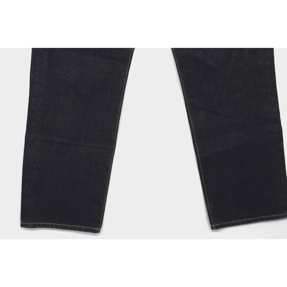 Aape by A Bathing Ape Loose 43X31 Men Indigo Garment Fly Button Camo Back Pocket - Picture 12 of 16